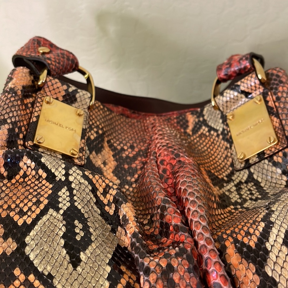 Michael Kors Python Handbag - Picture 12 of 13